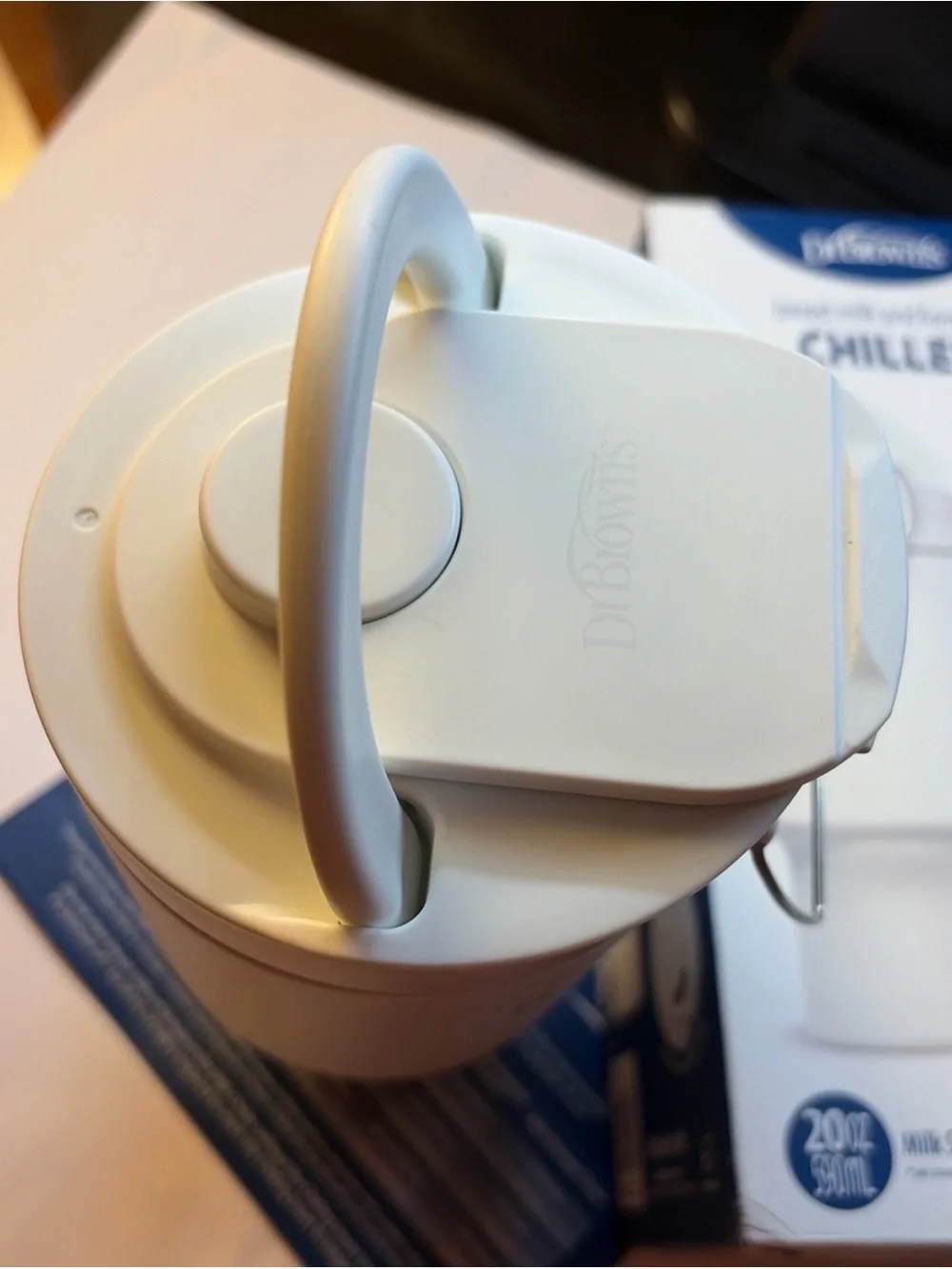 Dr. Brown's White Breast Milk & Formula Chiller - Portable Milk Storage